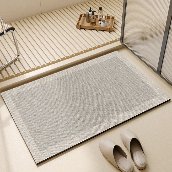 Modern Geometric Bath Mat Kalsten