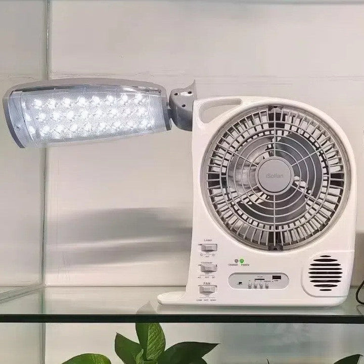 Women's Portable Fan with LED Lamp and USB Connection Kalsten