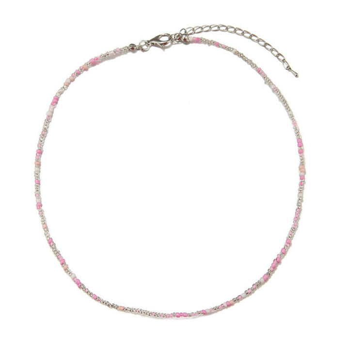 Handcrafted Beaded Choker Necklace Kalsten