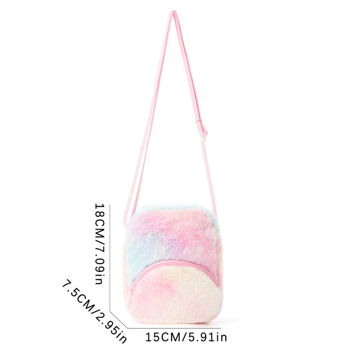 Fluffy shoulder bag with star motif Kalsten