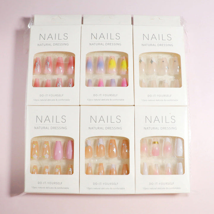 DIY Natural Dressing Press-On Nails Kalsten