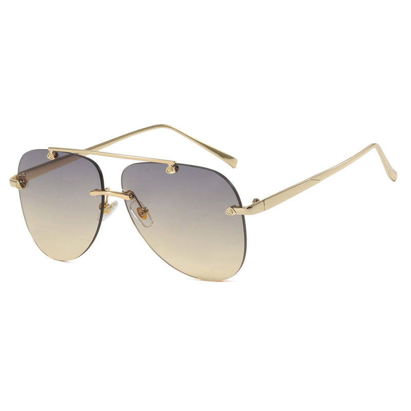 Women's elegant pilot sunglasses with UV protection and reflective lenses Kalsten