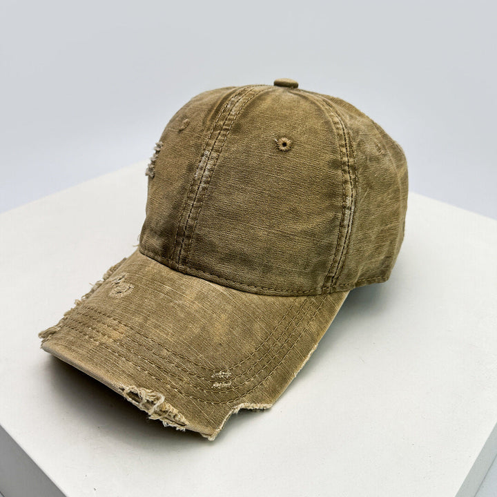Men's Distressed Denim Baseball Hat Kalsten