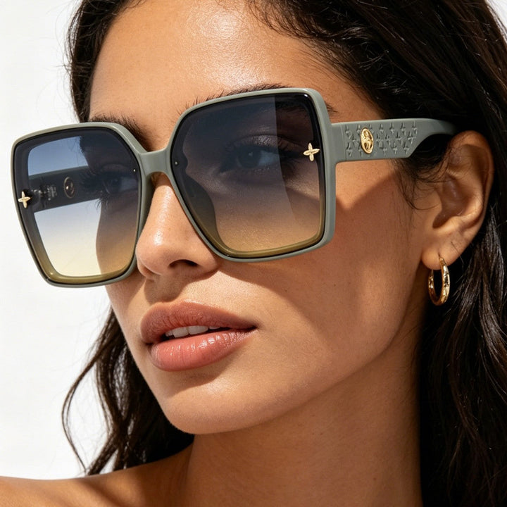 Women oversized square sunglasses with elegant design Kalsten