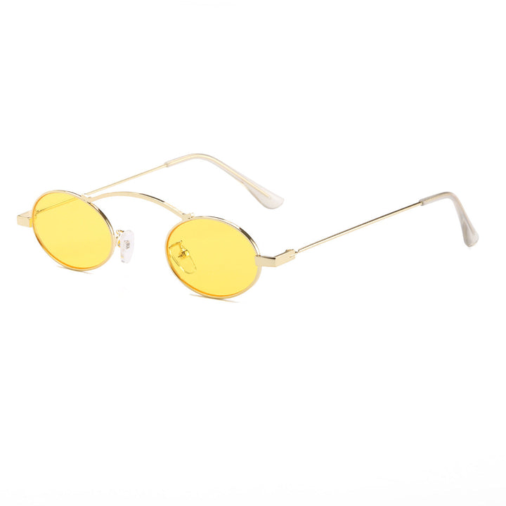 Women’s fashionable sunglasses with a unique circular frame and distinctive lenses Kalsten