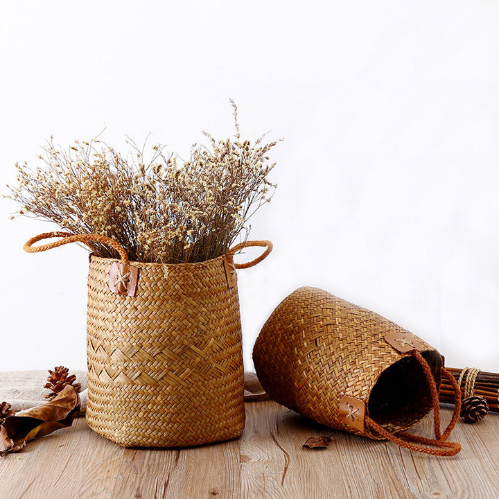 Handwoven Decorative Plant Basket Kalsten