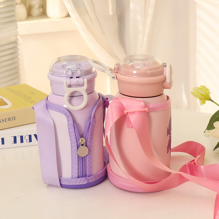 Ladies Insulated Water Bottle with Child-Friendly Design and Adjustable Carrying System Kalsten
