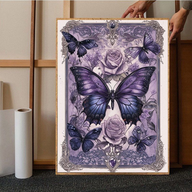 Butterfly-Themed Decorative Art Print Kalsten