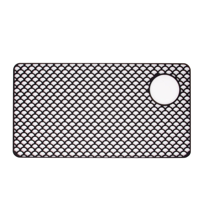 Non-Slip Multi-Textured Kitchen Drain Mat Kalsten