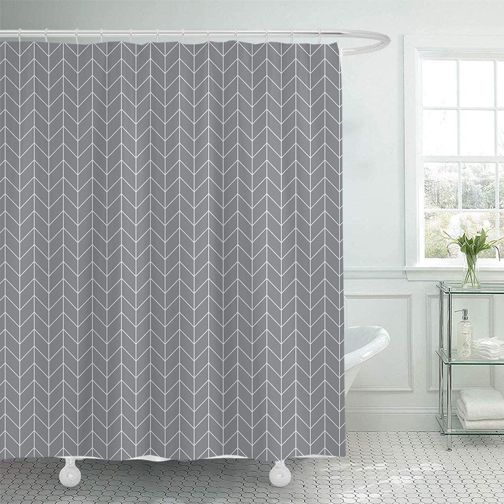 Modern Geometric Shower Curtain Kalsten