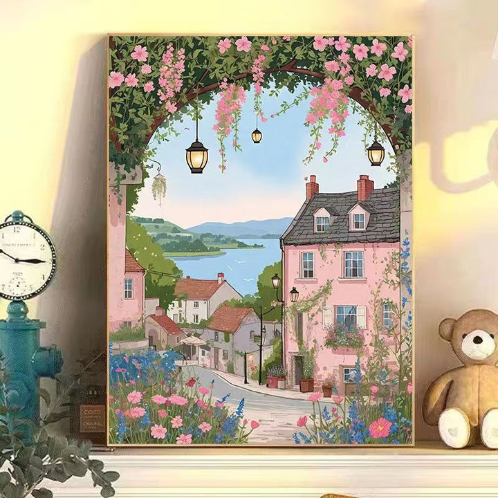 Urban Café Landscape Wall Art Kalsten