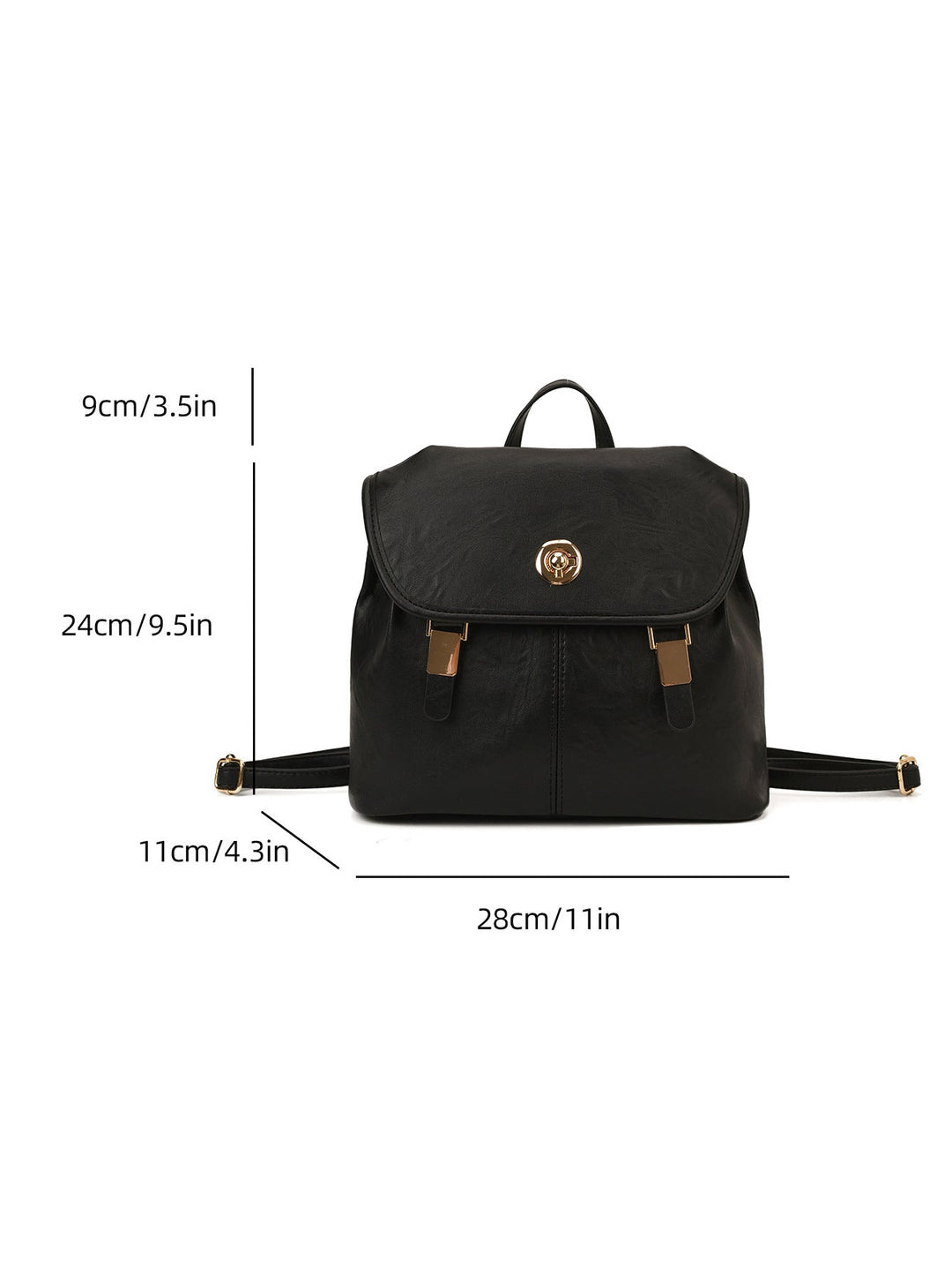 Vintage-Inspired Leather Backpack Kalsten