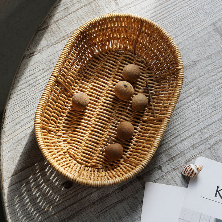 Unisex Rectangular Braided Basket with Ergonomic Design Kalsten