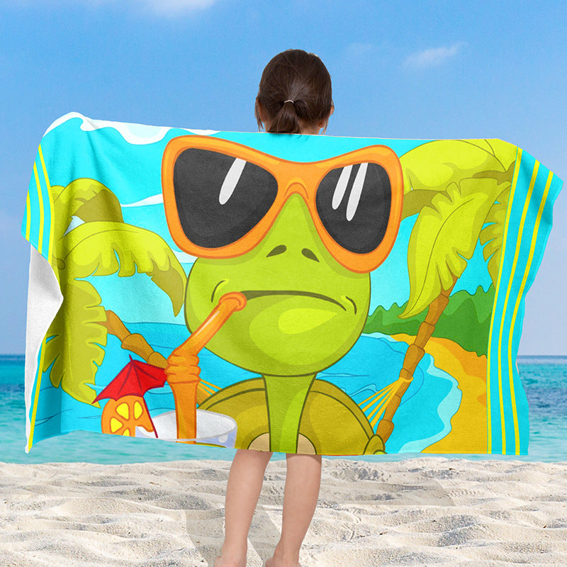 Beach towel with creative turtle design Kalsten