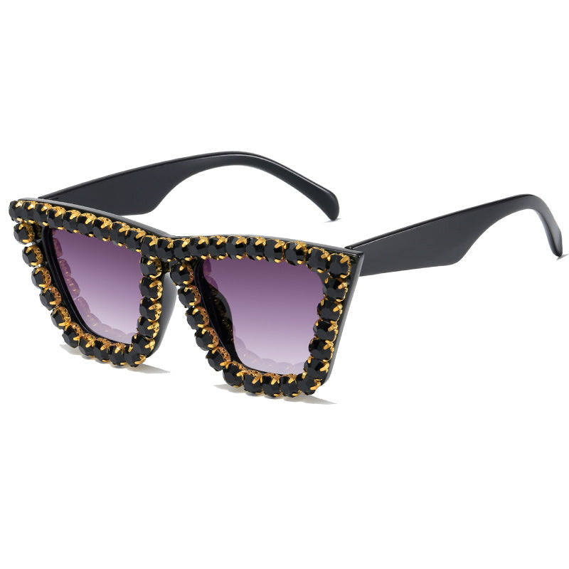 Women's extravagant sunglasses with glittering frame Kalsten