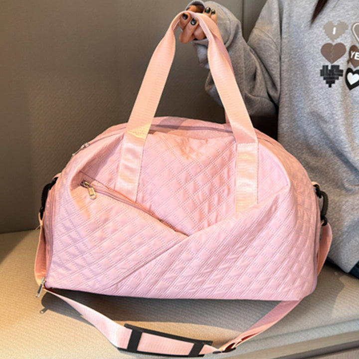 Sporty travel bag with elegant quilted pattern Kalsten