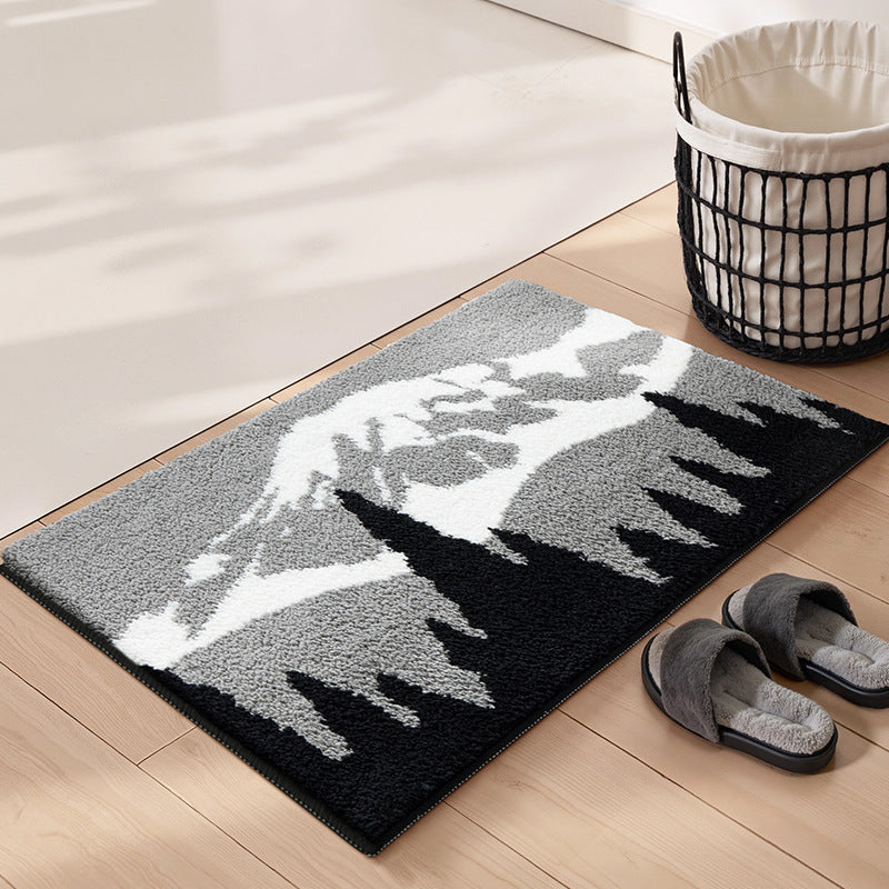 Mountain Landscape Area Rug Acalora