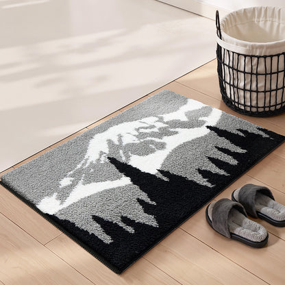 Mountain Landscape Area Rug Acalora