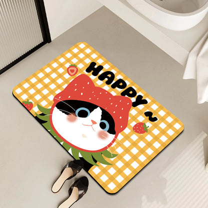 Cute Cartoon Pet-Themed Bath Mat Acalora