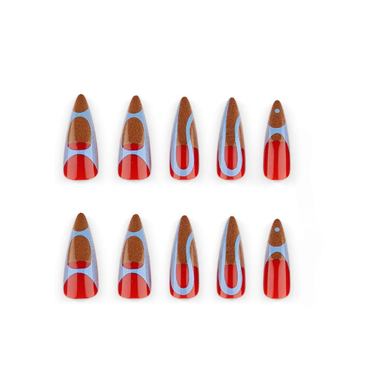 Artificial Nails in Modern, Geometric Design Kalsten