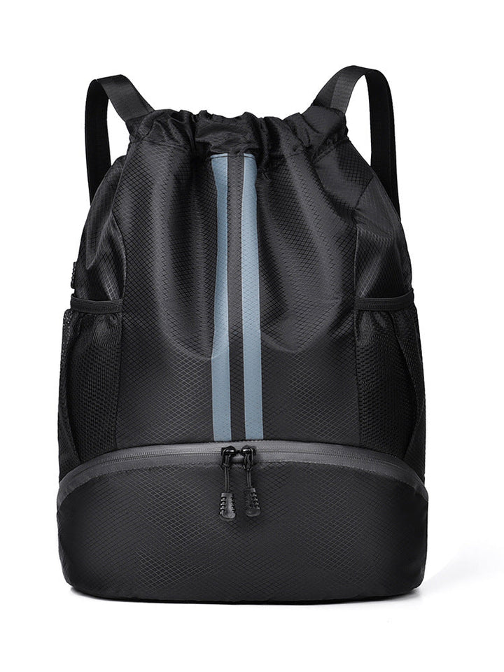 Sporty training backpack with breathable mesh sides and elastic drawstring Kalsten