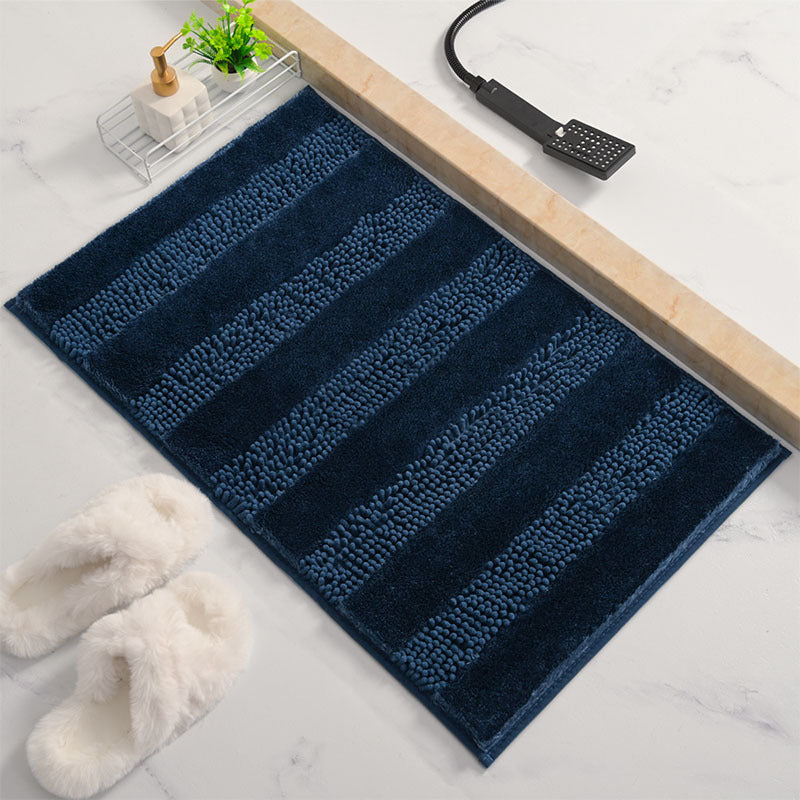 Plush Textured Shower Rug