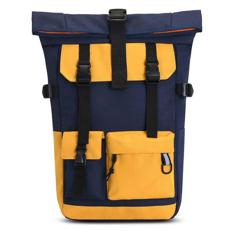 Modern rolltop backpack with multifunctional exterior pockets Kalsten