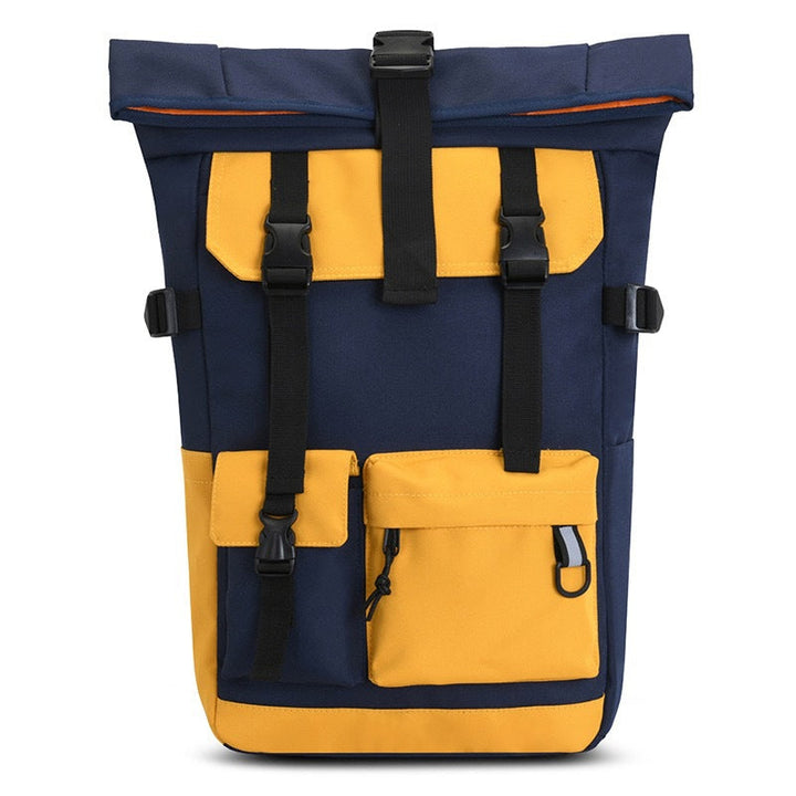 Modern rolltop backpack with multifunctional exterior pockets Kalsten