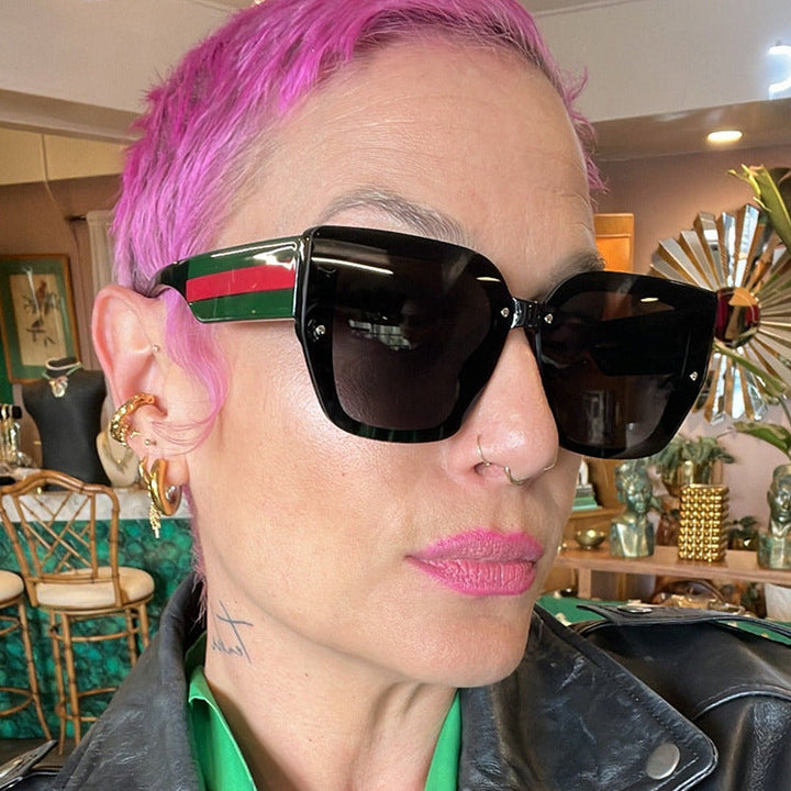 Women's oversized sunglasses with a fashionable frame and UV protection Kalsten