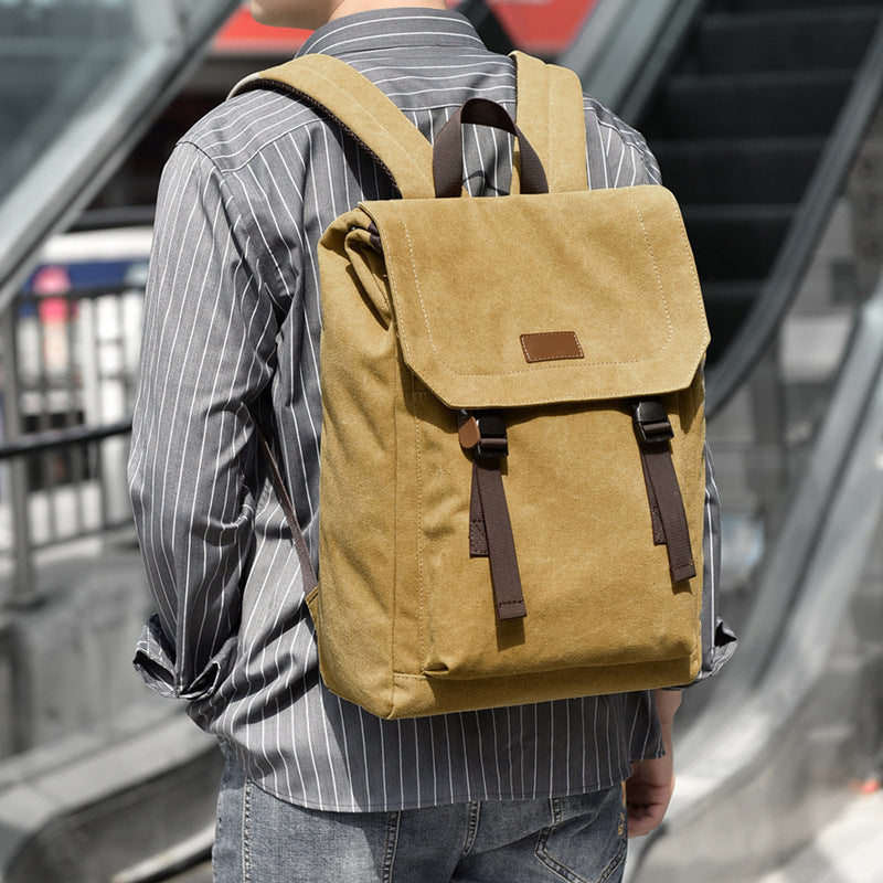 Backpack with Practical Flap Lid and Durable Material Kalsten