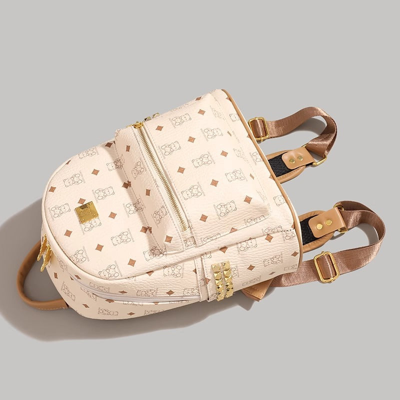 Stylish Character-Printed Backpack Acalora