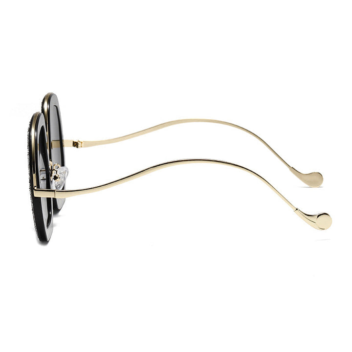 Women's geometric sunglasses with luxurious frame Kalsten