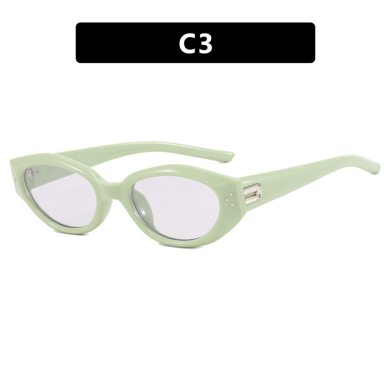 Women Cat-Eye Sunglasses with accentuated transparent frame and UV protection Kalsten