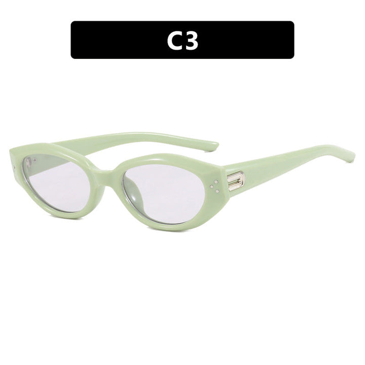 Women Cat-Eye Sunglasses with accentuated transparent frame and UV protection Kalsten