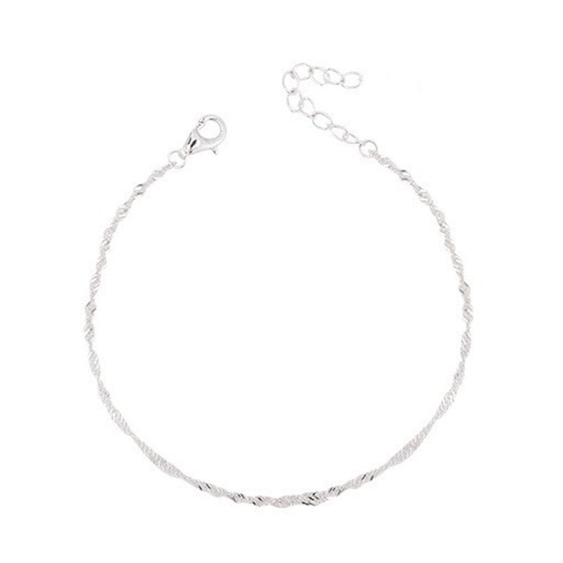 Elegant Twisted Gold Chain Bracelet Kalsten
