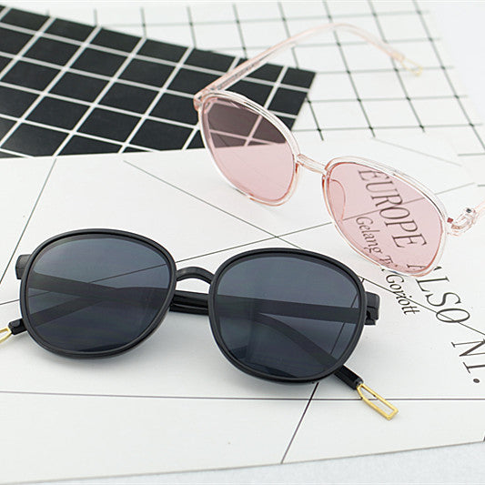Ladies fashionable square sunglasses with transparent frame Kalsten
