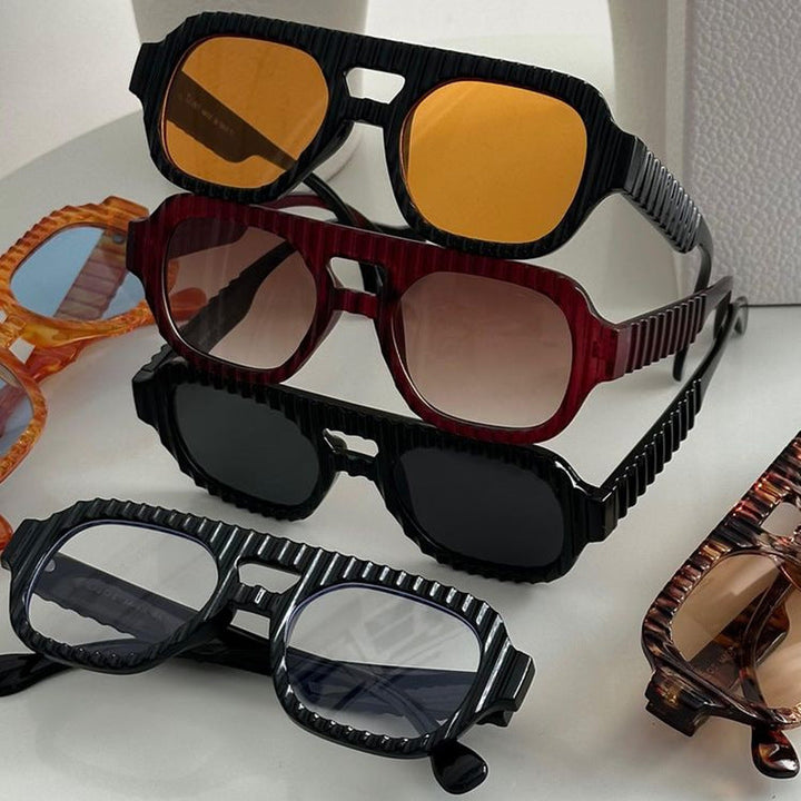 Women's geometric sunglasses with sophisticated structural design Kalsten