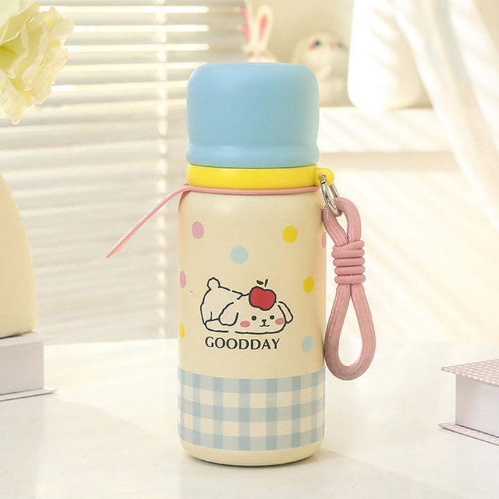 Ladies thermos bottle with animal motif and carrying strap Kalsten
