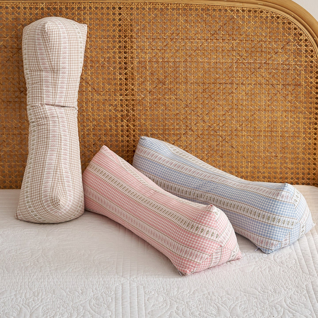 Neck support roll with elegant striped design Kalsten