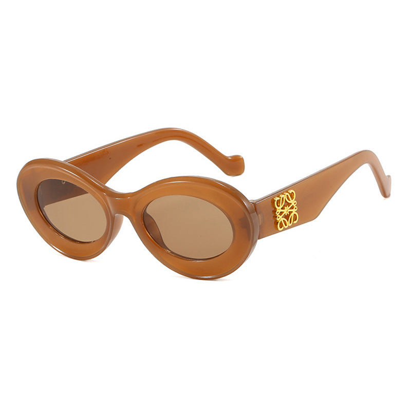 Ladies elegant curved sunglasses Kalsten