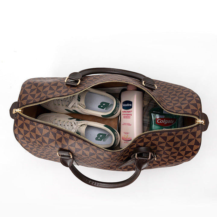 Spacious travel bag with stylish geometric design Kalsten