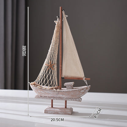 Nautical Sailboat Figurine