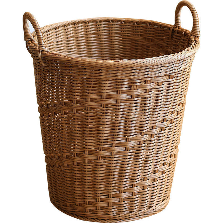 Spacious Woven Laundry Basket with Ergonomic Handles Kalsten