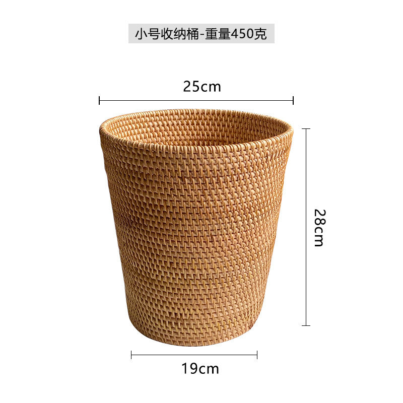 Women rectangular storage basket with practical handle Kalsten