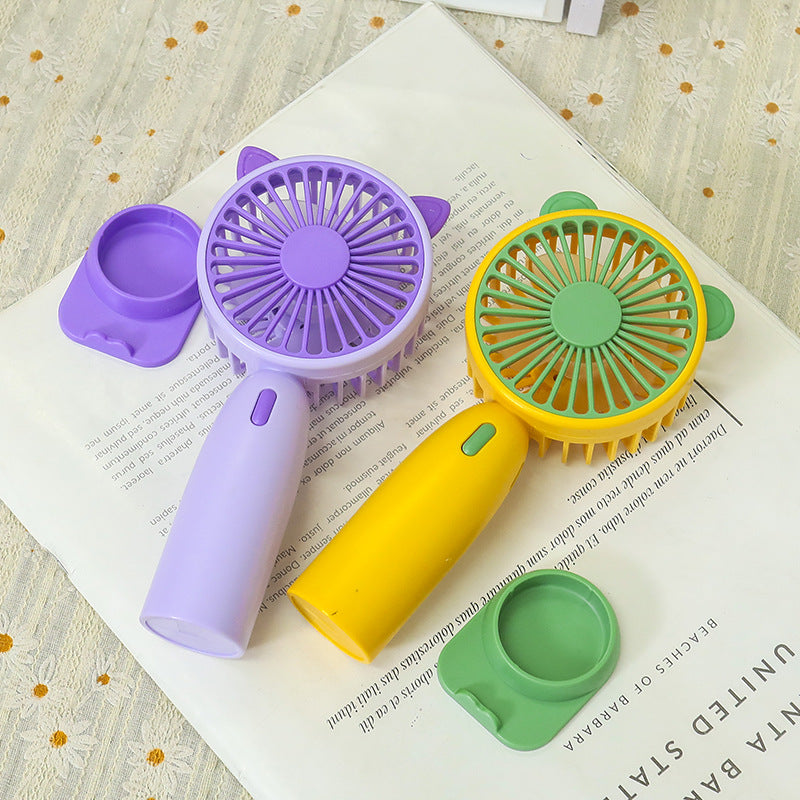 Ladies portable mini handheld fan with cat ears Kalsten