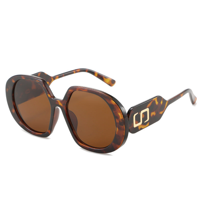 Women oversized sunglasses with distinctive frame and UV protection Kalsten