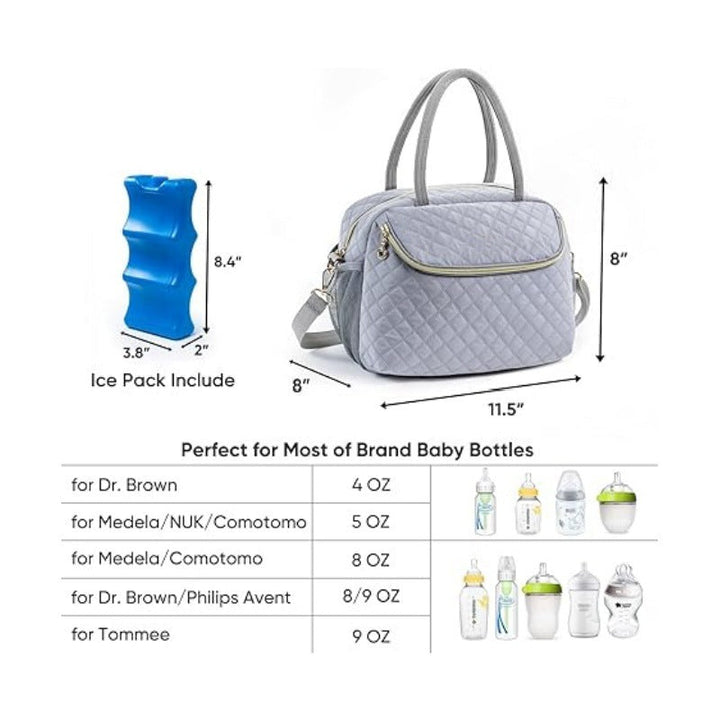 Multifunctional cooler bag with insulated interior compartment Kalsten