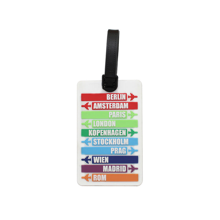 Unisex Travel-Themed Luggage Tag Kalsten