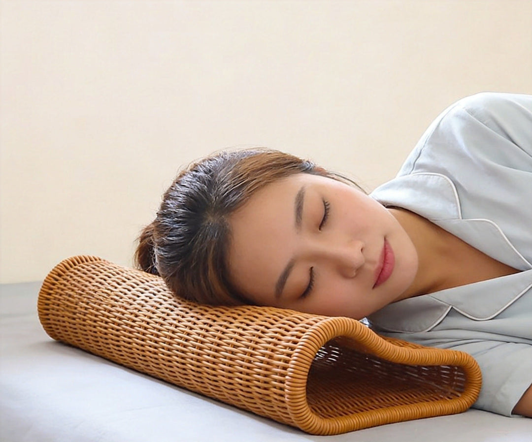 Curved Woven Storage Basket Kalsten