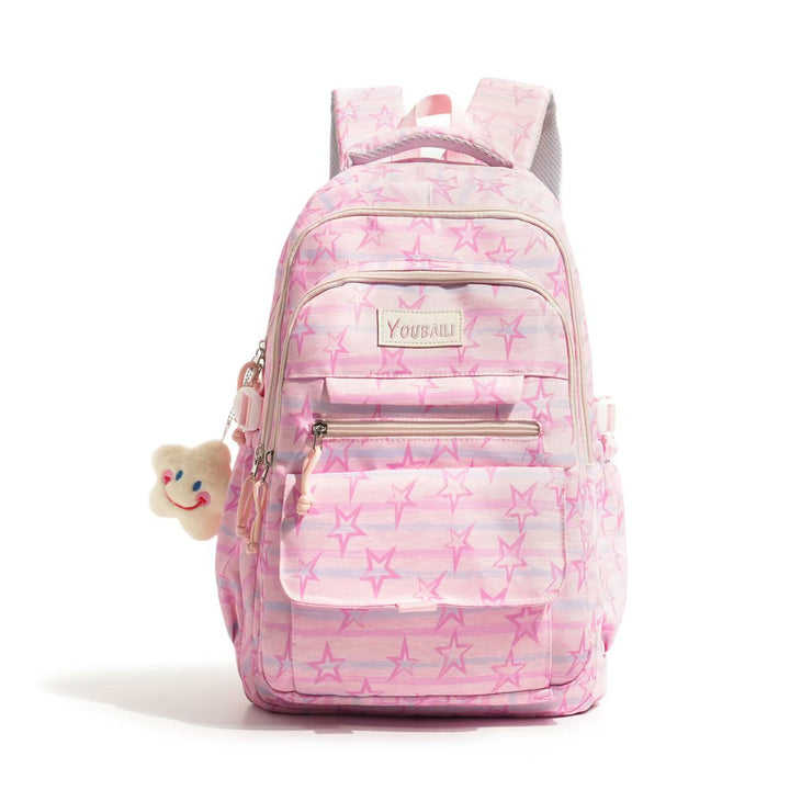Star-Printed Casual Backpack Kalsten